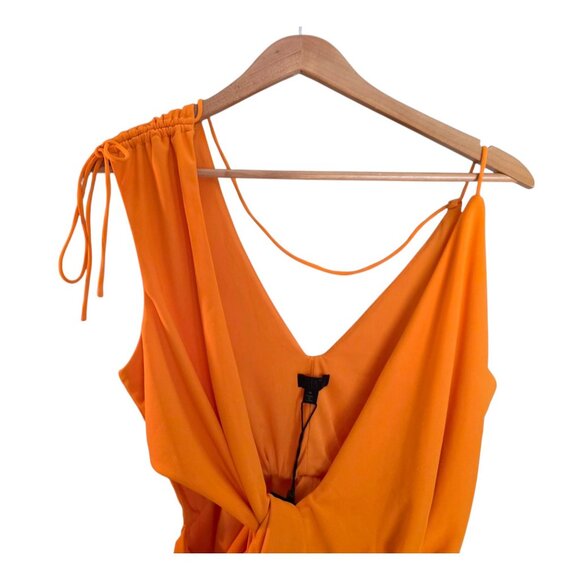 NWT Women's - NBD Tanvi Orange Top, Size Medium - Picture 4 of 9